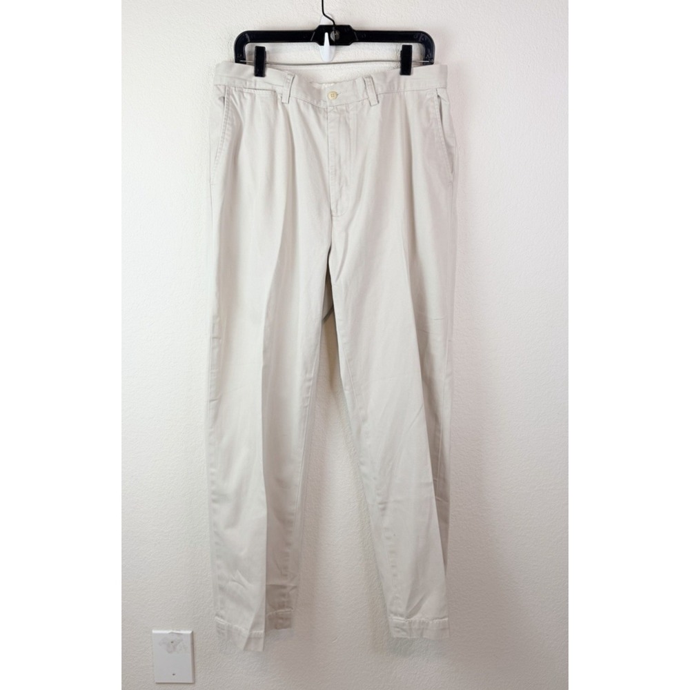 Polo by Ralph Lauren Classic Polo Chino Pants Beige Men's 36x32 Old Money Preppy